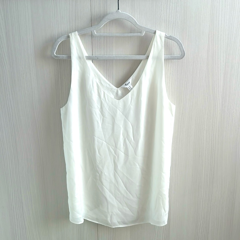 NWT Thyme Maternity thick strap tank top. Fully lined. Office basic size S